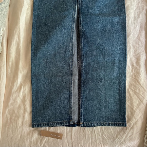 *NWT* Daria High Rise Denim Maxi Skirt (25) - Picture 11 of 14